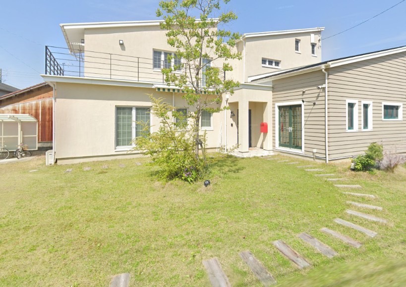 庭のある放課後等デイサービスLilyの外観